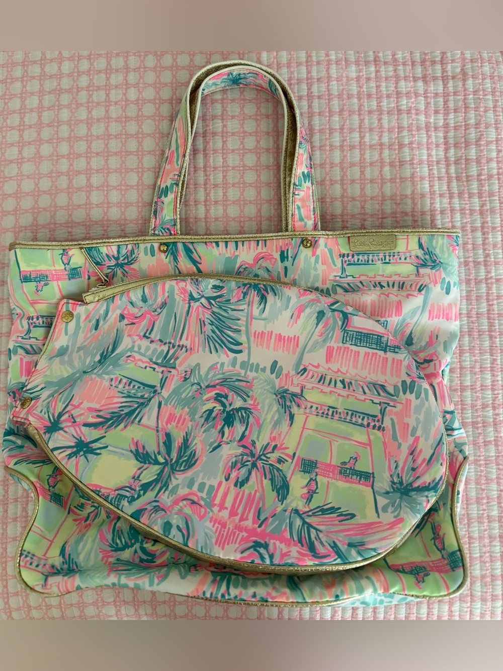 Lilly Pulitzer tennis bag